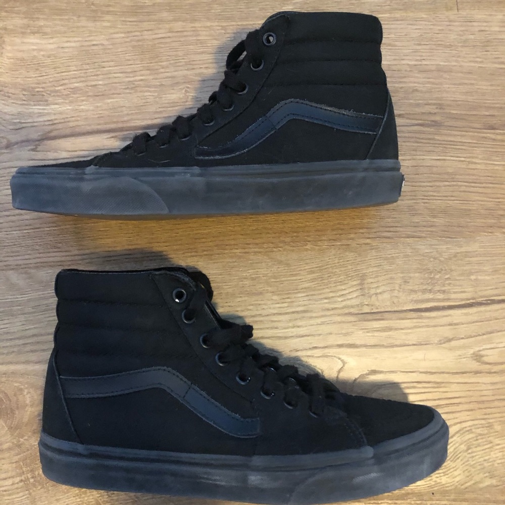 Vans Sk8-Hi Black/Black Size 8